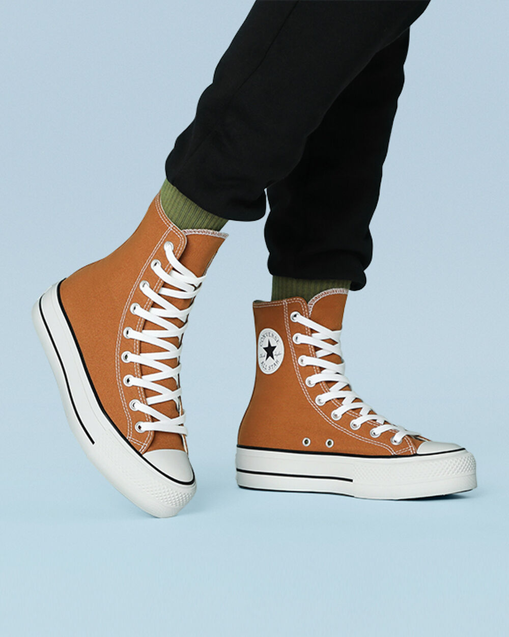 Converse Color Extra High Platforme Chuck Taylor All Star Hnede | UNSYZT214